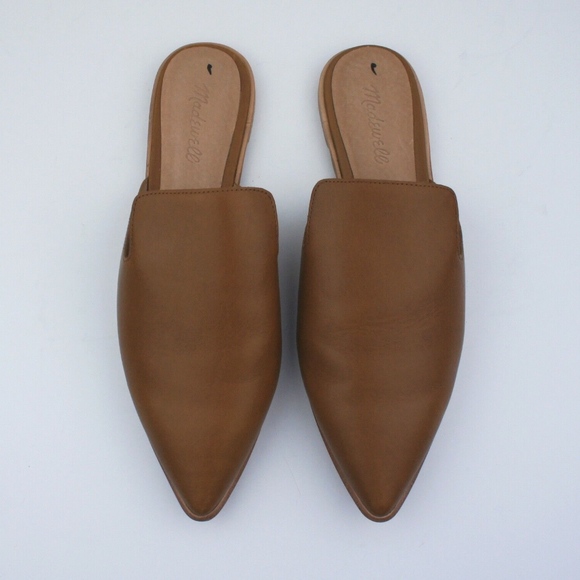 New MADEWELL The Gemma Mule English Saddle Leather - Picture 3 of 3